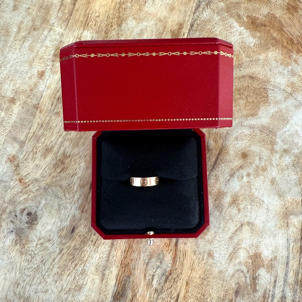 Cartier Pink Gold Love Ring